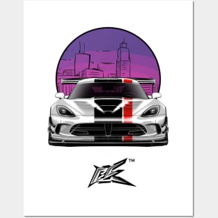 srt viper acr white Posters and Art